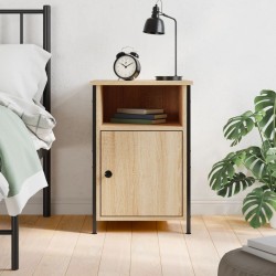 vidaXL Mesita de noche madera contrachapada roble sonoma 40x42x60 cm
