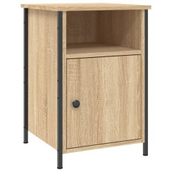 vidaXL Mesita de noche madera contrachapada roble sonoma 40x42x60 cm