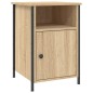vidaXL Mesita de noche madera contrachapada roble sonoma 40x42x60 cm vidaXL Mesita de noche madera contrachapada roble sonoma 40x42x60 cm