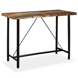 vidaXL Set de muebles de bar 7 piezas madera reciclada