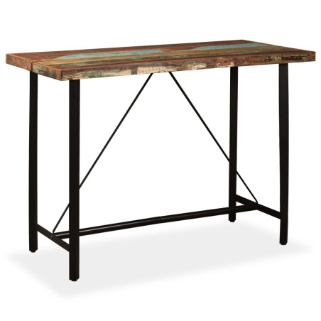 vidaXL Set de muebles de bar 7 piezas madera reciclada