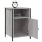 vidaXL Mesitas de noche 2 uds madera contrachapada gris 40x42x60 cm vidaXL Mesitas de noche 2 uds madera contrachapada gris 40x42x60 cm