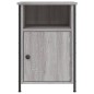 vidaXL Mesitas de noche 2 uds madera contrachapada gris 40x42x60 cm vidaXL Mesitas de noche 2 uds madera contrachapada gris 40x42x60 cm