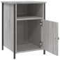 vidaXL Mesitas de noche 2 uds madera contrachapada gris 40x42x60 cm vidaXL Mesitas de noche 2 uds madera contrachapada gris 40x42x60 cm