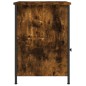 vidaXL Mesita de noche madera contrachapada roble ahumado 40x42x60 cm vidaXL Mesita de noche madera contrachapada roble ahumado 40x42x60 cm