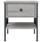 vidaXL Mesita de noche 2 uds madera ingeniería gris Sonoma 40x42x45 cm