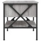 vidaXL Mesita de noche 2 uds madera ingeniería gris Sonoma 40x42x45 cm