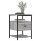 vidaXL Mesitas noche 2 uds madera ingeniería gris Sonoma 40x42x56 cm vidaXL Mesitas noche 2 uds madera ingeniería gris Sonoma 40x42x56 cm