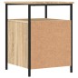 vidaXL Mesita de noche madera de ingeniería roble Sonoma 44x45x60 cm
