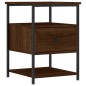 vidaXL Mesitas noche 2 uds madera ingeniería marrón roble 40x42x56 cm vidaXL Mesitas noche 2 uds madera ingeniería marrón roble 40x42x56 cm