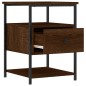 vidaXL Mesitas noche 2 uds madera ingeniería marrón roble 40x42x56 cm vidaXL Mesitas noche 2 uds madera ingeniería marrón roble 40x42x56 cm