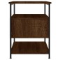 vidaXL Mesitas noche 2 uds madera ingeniería marrón roble 40x42x56 cm vidaXL Mesitas noche 2 uds madera ingeniería marrón roble 40x42x56 cm