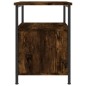vidaXL Mesita noche 2 uds madera ingeniería roble ahumado 34x35,5x50cm vidaXL Mesita noche 2 uds madera ingeniería roble ahumado 34x35,5x50cm