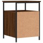vidaXL Mesita de noche madera de ingeniería marrón roble 44x45x60 cm vidaXL Mesita de noche madera de ingeniería marrón roble 44x45x60 cm