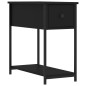 vidaXL Mesita de noche madera de ingeniería negra 30x60x60 cm vidaXL Mesita de noche madera de ingeniería negra 30x60x60 cm