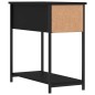 vidaXL Mesita de noche madera de ingeniería negra 30x60x60 cm vidaXL Mesita de noche madera de ingeniería negra 30x60x60 cm