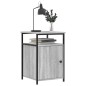 vidaXL Mesita de noche madera contrachapada gris Sonoma 40x42x60 cm vidaXL Mesita de noche madera contrachapada gris Sonoma 40x42x60 cm