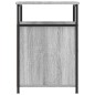 vidaXL Mesita de noche madera contrachapada gris Sonoma 40x42x60 cm vidaXL Mesita de noche madera contrachapada gris Sonoma 40x42x60 cm