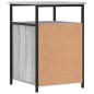 vidaXL Mesita de noche madera contrachapada gris Sonoma 40x42x60 cm vidaXL Mesita de noche madera contrachapada gris Sonoma 40x42x60 cm