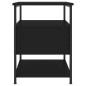 vidaXL Mesitas de noche 2 uds madera de ingeniería negro 40x42x56 cm vidaXL Mesitas de noche 2 uds madera de ingeniería negro 40x42x56 cm