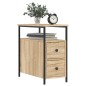 vidaXL Mesitas noche 2 uds madera ingeniería roble Sonoma 30x60x60 cm vidaXL Mesitas noche 2 uds madera ingeniería roble Sonoma 30x60x60 cm