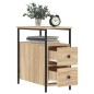 vidaXL Mesitas noche 2 uds madera ingeniería roble Sonoma 30x60x60 cm vidaXL Mesitas noche 2 uds madera ingeniería roble Sonoma 30x60x60 cm