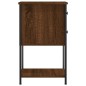 vidaXL Mesitas noche 2 uds madera ingeniería marrón roble 32x42x70 cm vidaXL Mesitas noche 2 uds madera ingeniería marrón roble 32x42x70 cm