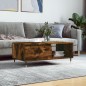 vidaXL Mesa de centro madera contrachapada roble ahumado 90x50x36,5 cm vidaXL Mesa de centro madera contrachapada roble ahumado 90x50x36,5 cm