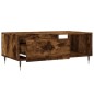 vidaXL Mesa de centro madera contrachapada roble ahumado 90x50x36,5 cm vidaXL Mesa de centro madera contrachapada roble ahumado 90x50x36,5 cm