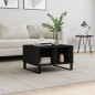 vidaXL Mesa de centro madera contrachapada negro 60x50x36,5 cm vidaXL Mesa de centro madera contrachapada negro 60x50x36,5 cm