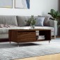 vidaXL Mesa de centro madera contrachapada marrón roble 90x50x36,5 cm vidaXL Mesa de centro madera contrachapada marrón roble 90x50x36,5 cm