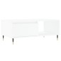 vidaXL Mesa de centro madera contrachapada blanco 90x50x36,5 cm vidaXL Mesa de centro madera contrachapada blanco 90x50x36,5 cm