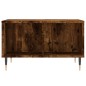 vidaXL Mesa de centro madera contrachapada roble ahumado 60x50x36,5 cm vidaXL Mesa de centro madera contrachapada roble ahumado 60x50x36,5 cm