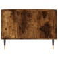vidaXL Mesa de centro madera contrachapada roble ahumado 60x50x36,5 cm vidaXL Mesa de centro madera contrachapada roble ahumado 60x50x36,5 cm