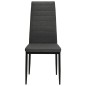 vidaXL Sillas de comedor 6 unidades tela gris oscura vidaXL Sillas de comedor 6 unidades tela gris oscura