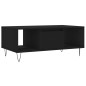 vidaXL Mesa de centro madera contrachapada negro 90x50x36,5 cm vidaXL Mesa de centro madera contrachapada negro 90x50x36,5 cm