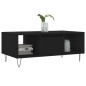 vidaXL Mesa de centro madera contrachapada negro 90x50x36,5 cm vidaXL Mesa de centro madera contrachapada negro 90x50x36,5 cm
