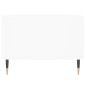 vidaXL Mesa de centro madera contrachapada blanco 90x50x36,5 cm