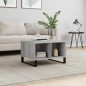 vidaXL Mesa de centro madera contrachapada gris Sonoma 60x50x36,5 cm vidaXL Mesa de centro madera contrachapada gris Sonoma 60x50x36,5 cm