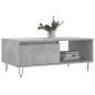 vidaXL Mesa de centro madera contrachapada gris hormigón 90x50x36,5 cm vidaXL Mesa de centro madera contrachapada gris hormigón 90x50x36,5 cm