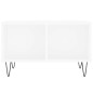 vidaXL Mesa de centro madera contrachapada blanco 60x50x36,5 cm