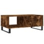 vidaXL Mesa de centro madera contrachapada roble ahumado 90x50x36,5 cm vidaXL Mesa de centro madera contrachapada roble ahumado 90x50x36,5 cm