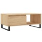 vidaXL Mesa de centro madera contrachapada roble Sonoma 90x50x36,5 cm vidaXL Mesa de centro madera contrachapada roble Sonoma 90x50x36,5 cm