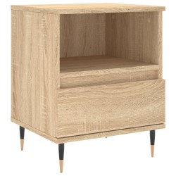 vidaXL Mesita de noche madera de ingeniería roble Sonoma 40x35x50 cm