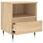vidaXL Mesita de noche madera de ingeniería roble Sonoma 40x35x50 cm vidaXL Mesita de noche madera de ingeniería roble Sonoma 40x35x50 cm