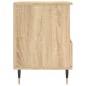 vidaXL Mesita de noche madera de ingeniería roble Sonoma 40x35x50 cm vidaXL Mesita de noche madera de ingeniería roble Sonoma 40x35x50 cm