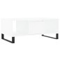 vidaXL Mesa de centro madera contrachapada blanco 90x50x36,5 cm vidaXL Mesa de centro madera contrachapada blanco 90x50x36,5 cm
