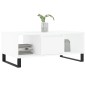 vidaXL Mesa de centro madera contrachapada blanco 90x50x36,5 cm vidaXL Mesa de centro madera contrachapada blanco 90x50x36,5 cm