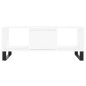 vidaXL Mesa de centro madera contrachapada blanco 90x50x36,5 cm vidaXL Mesa de centro madera contrachapada blanco 90x50x36,5 cm