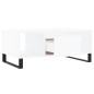 vidaXL Mesa de centro madera contrachapada blanco 90x50x36,5 cm vidaXL Mesa de centro madera contrachapada blanco 90x50x36,5 cm